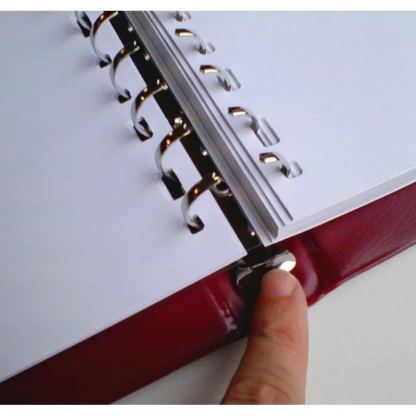 Libro de actas con hojas para impresora