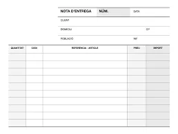 bloc de facturas apaisado