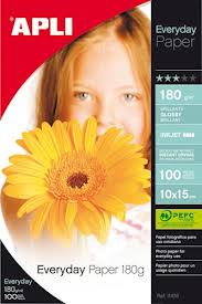 100 hojas de papel fotografico