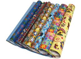 1 pliego de papel de regalo una hoja