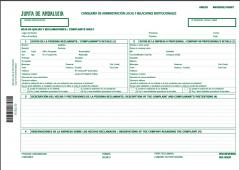 libros de reclamaciones de la junta