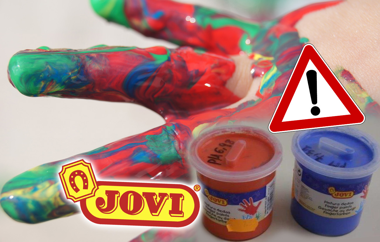 pintura de dedos peligro